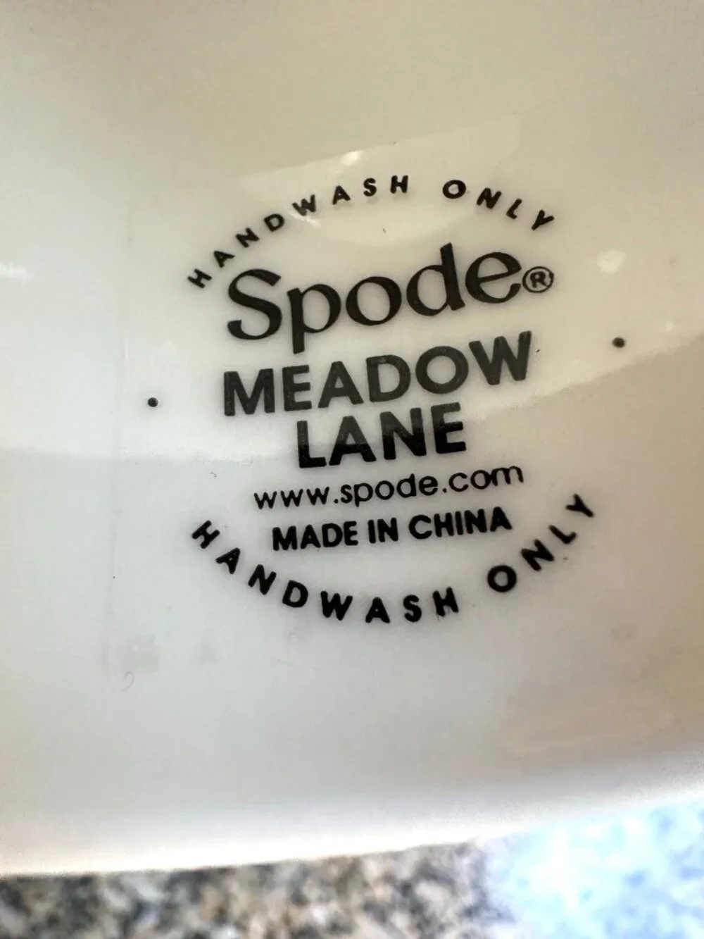 Spode Meadow Lane Rabbit Pedestal Cake Stand 12.5